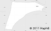 Silver Style Simple Map of Olivar