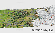 Satellite Panoramic Map of CACHAPOAL