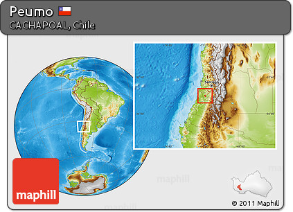 Physical Location Map of Peumo