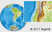 Physical Location Map of Peumo