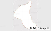 Classic Style Simple Map of Peumo, cropped outside