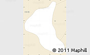 Classic Style Simple Map of Peumo
