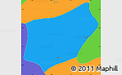 Political Simple Map of Quinta De Tilcoco