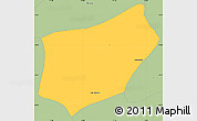 Savanna Style Simple Map of Quinta De Tilcoco