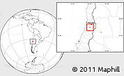 Blank Location Map of Rancagua