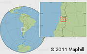 Savanna Style Location Map of Rancagua
