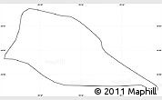 Blank Simple Map of Rancagua, cropped outside, no labels
