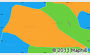 Political Simple Map of Rancagua