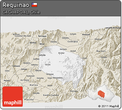 Classic Style 3D Map of Requinao