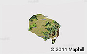 Satellite 3D Map of Requinao, cropped outside