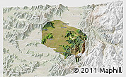 Satellite 3D Map of Requinao, lighten