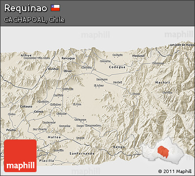 Shaded Relief 3D Map of Requinao