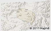 Shaded Relief 3D Map of Requinao, lighten