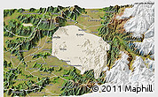 Shaded Relief 3D Map of Requinao, satellite outside