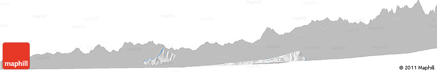 Gray Horizon Map of Requinao, single color outside