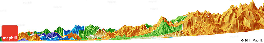 Physical Horizon Map of Requinao, political outside