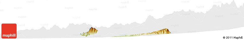 Physical Horizon Map of Requinao, single color outside