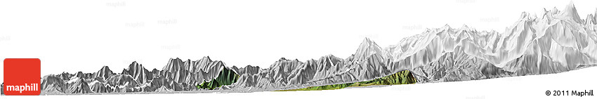 Satellite Horizon Map of Requinao, lighten, desaturated