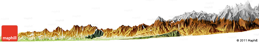 Satellite Horizon Map of Requinao, physical outside