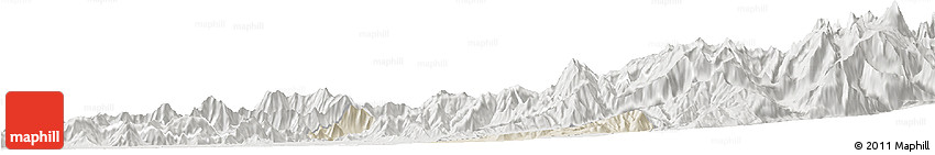 Shaded Relief Horizon Map of Requinao, lighten, semi-desaturated Shaded Relief Horizon Map of Requinao, lighten, semi-desaturated