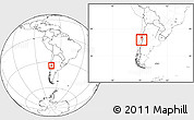 Blank Location Map of Requinao, within the entire country