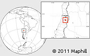 Blank Location Map of Requinao, highlighted parent region