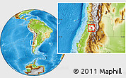 Physical Location Map of Requinao, highlighted parent region