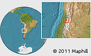 Satellite Location Map of Requinao