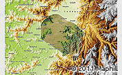 Satellite Map of Requinao, physical outside