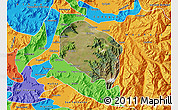 Satellite Map of Requinao, political outside