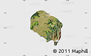 Satellite Map of Requinao, single color outside