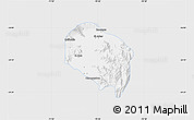 Silver Style Map of Requinao, single color outside