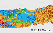 Political Panoramic Map of Requinao