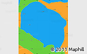 Political Simple Map of Requinao