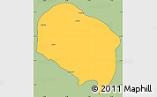 Savanna Style Simple Map of Requinao, cropped outside