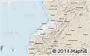 Classic Style 3D Map of Pelluhue