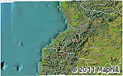 Satellite 3D Map of Pelluhue