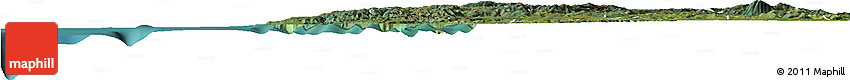 Satellite Horizon Map of Pelluhue Satellite Horizon Map of Pelluhue