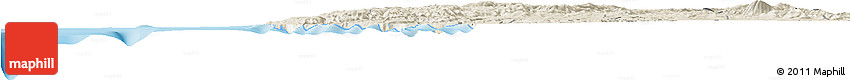 Shaded Relief Horizon Map of Pelluhue Shaded Relief Horizon Map of Pelluhue