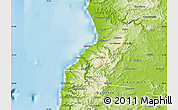 Physical Map of Pelluhue
