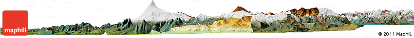 Physical Horizon Map of Pucon, satellite outside