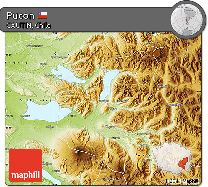 Physical Map of Pucon