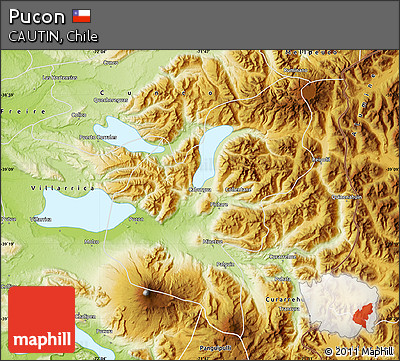 Physical Map of Pucon