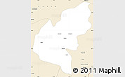 Classic Style Simple Map of Pucon