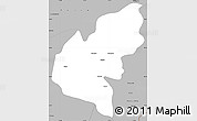 Gray Simple Map of Pucon