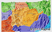 Political Shades 3D Map of CHACABUCO