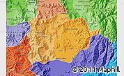 Political Shades Map of CHACABUCO