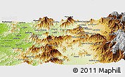 Physical Panoramic Map of Til-Til
