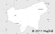 Silver Style Simple Map of Til-Til