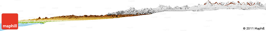 Physical Horizon Map of CHANARAL